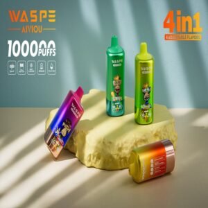 WASPE 100000 Puffs 4-in-1 Quad Flavor Disposable Vape – Smart LED Display & Bulk Wholesale Rechargeable Vapes